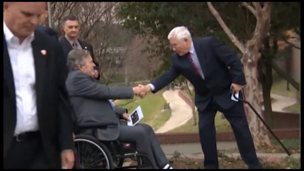 President George H. W. Bush hospitalized with pneumonia