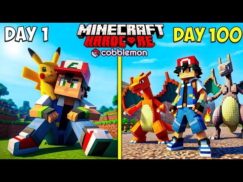 I Survived 100 Days in Cobblemon in Minecraft - YouTube