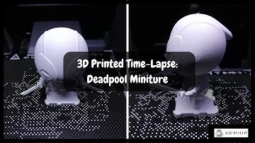 Time-Lapse Video of a 3D Printed Deadpool Figure