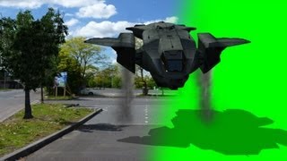 Halo Pelican Starts With Sound On Green Screen - Free Green Screen - Free Use