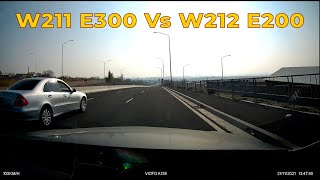 Mercedes W211 E300 3.0 V6 231Hp Vs Mercedes W212 E200 2.0 184Hp