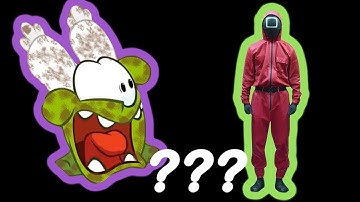 Om Nom & Squid Game Take It Easy Sound Variations in 33 Seconds