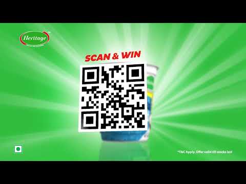 Scan & Win Assured Reward with Heritage Total Curd! | Instant UPI Credit| Kannada | 10 sec