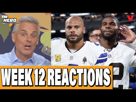 NFL Week 12 REACTION: Shedeur Sanders, Chiefs BACK, Eagles meltdown | Colin Cowherd: THE HERD