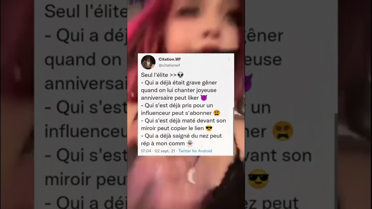 Citation Tik Tok Youtube