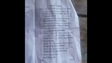 bsc 4th semester chemistry questions paper rmlau