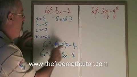 Factor a Complex Trinomial