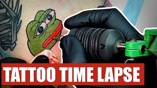 Tattoo Time Lapse Pepe The Frog Meme Tattoo