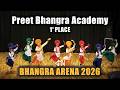 Preet Bhangra Academy | 1st Place | Bhangra Arena 7 | Junior Bhangra Category