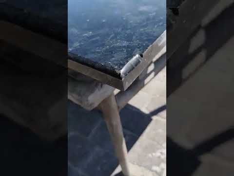 Підвіконня із Лабрадориту 1000×300×20 – чорного кольору, видео 2