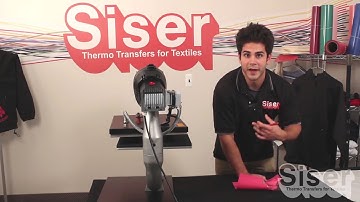 Siser EasyWeed Extra HTV Application Tutorial with Joe from Siser