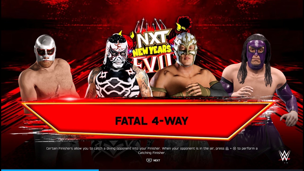 wwe2k25 펜타 vs CHOSEN vs EL ORDINARIO vs EL MAGO JR