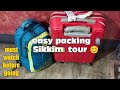 How to pack for Sikkim tour ||packing for 7days || winter #travel #packing #sikkim #gangtok #tour