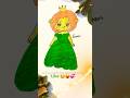 How to draw a cute princess Fiona 👑🌸| Step by Step drawing for kids 👑