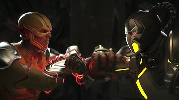 Injustice 2 : Reverse Flash Vs Bane - All Intro/Outros, Clash Dialogues, Super Moves