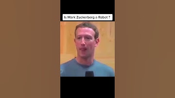 Is Mark Zuckerberg Robot?