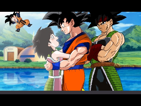 Goku conhecendo seu filho Goten #dragonball #goku #goten #anime