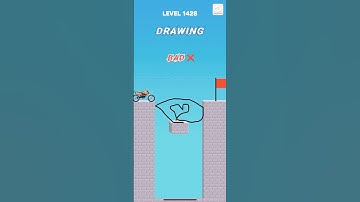 Draw bridge puzzle game level 1428 #gaming #drawing #Shorts