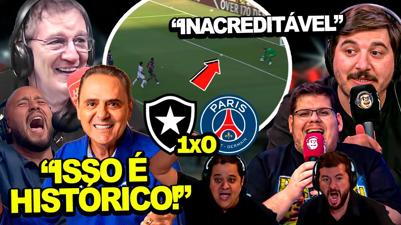 BOTAFOGO FEZ O IMPOSSÍVEL! Melhores Narrações de Botafogo 1x0 PSG na Copa do Mundo de Clubes