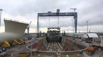 Time lapse, first assembly stages from head of the dock