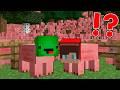 Are JJ and Mikey Pigs Forever in Minecraft!? Maizen