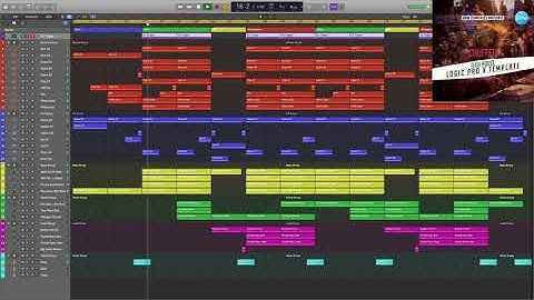 Logic Pro X Template Chuffed (Tech House) #logicproxtemplate #logicprox #logicpro