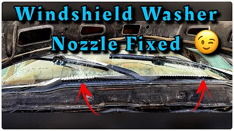 How to Fix Washer Fluid Nozzle Dodge Ram 1500 2500 3500 2002 - 2010