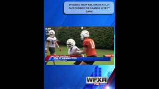 Virginia tech welcomes sold-out crowd for Orange Effect game