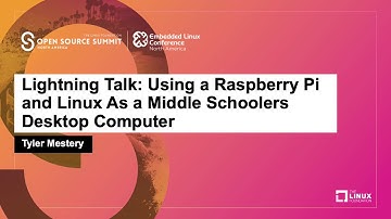 Lightning Talk: Using a Raspberry Pi and Linux As a Middle Schoolers Desktop Computer