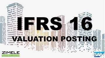 SAP IFRS 16   Valuation Posting