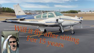 Will it fly after sitting for 15 years