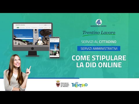 TRENTINO LAVORO - Come stipulare la DID Online