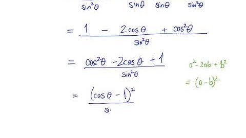 Démontrer une identité trigonométrique