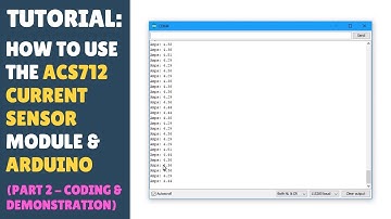 TUTORIAL: How to use the ACS712 Hall Effect Current Measure Sensor Module - Arduino (Part 2)