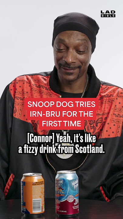 Snoop Dog did NOT like Irn Bru 🤣