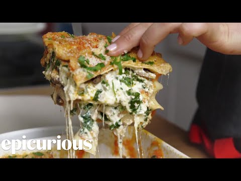 you-won't-believe-this-lasagna-was-cooked-in-a-microwave-|-epicurious