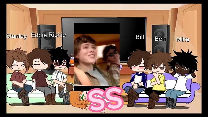 Losers club react to Bev as Sydney Novak and Stanl...
