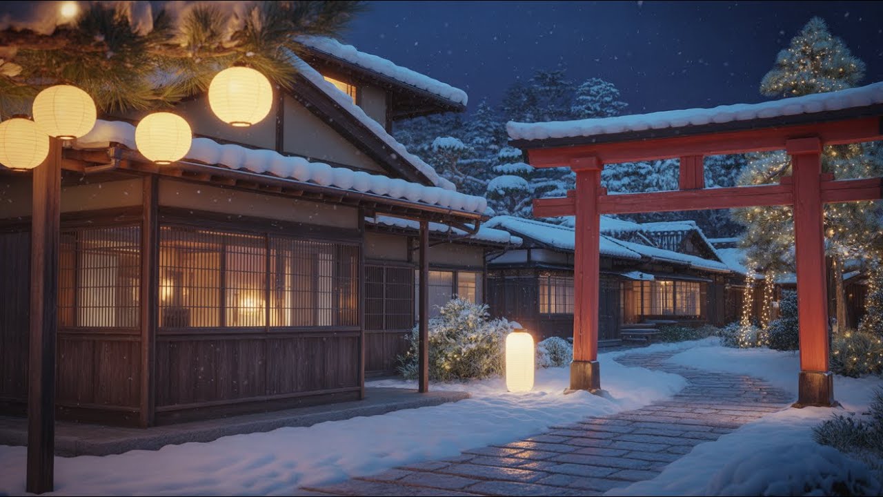 Japanese New Year Stillness ✨ Calm Instrumental Music for Renewal & Peace | 4 Hours