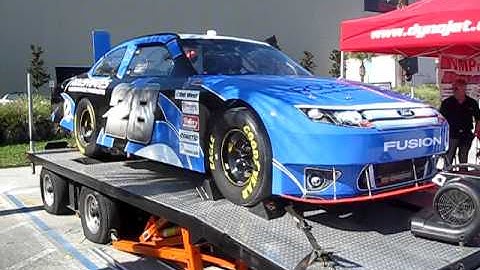 Roush Yates #28 car on Dynojet Dyno at PRI 2011