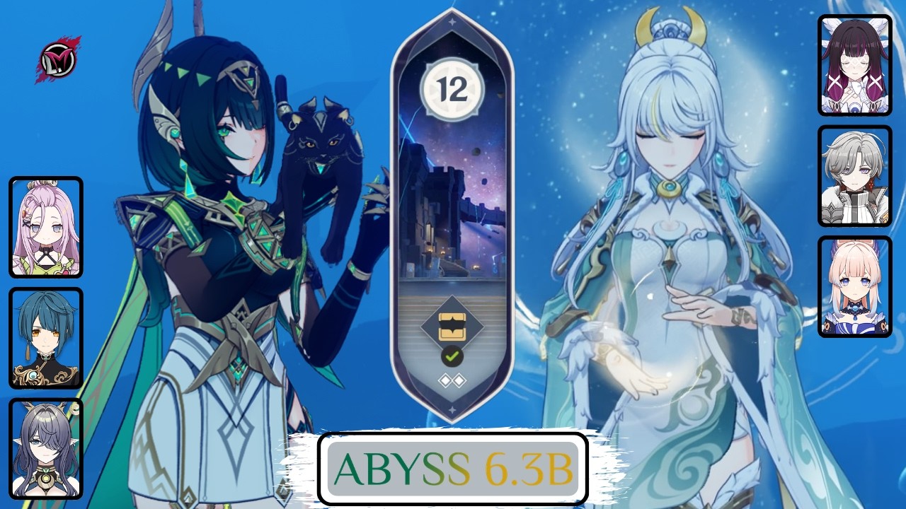 C0 R1 Nefer & C0 R1 Zibai | Spiral Abyss 6.3B ~ Floor 12 | Genshin ...