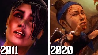Princess Kitana's Death in Mortal Kombat Comparision (2011-2020)