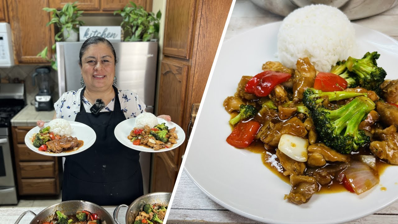 POLLO EN SALSA TERIYAKI