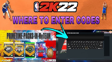 Where to enter your LOCKER CODES in NBA 2K22