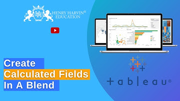 How to Create Calculated Fields in a Blend (Part 1) | Best Tableau Course Tutorial | @henryharvin