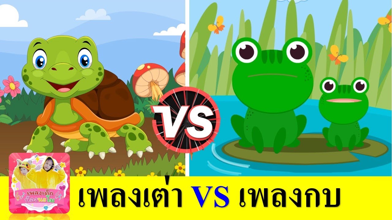 เพลงเต่า vs เพลงกบ | เรียนรู้เรื่องสัตว์ | เพลงเด็ก สื่อการเรียนสำหรับเด็กอนุบาล