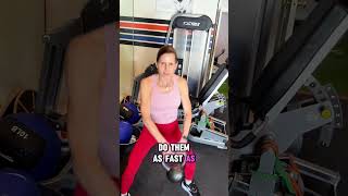 Kettle bell swings #fitnessover50