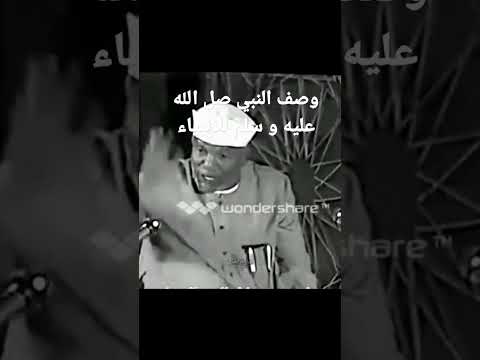 الشيخ الشعراوي رحمه الله وصف النبي صل الله عليه وسلم الانبياء ليلة الاسراء والمعراج 