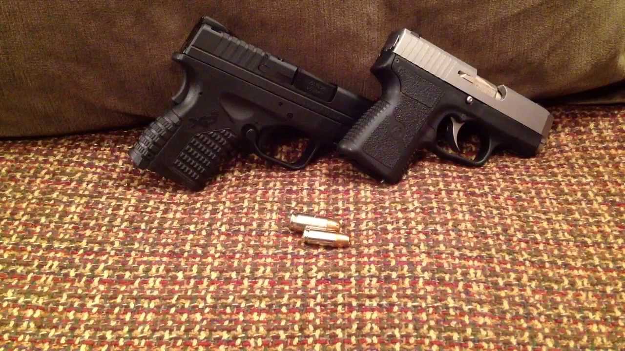 Kahr CM9 & Springfield XDs trigger comparison YouTube