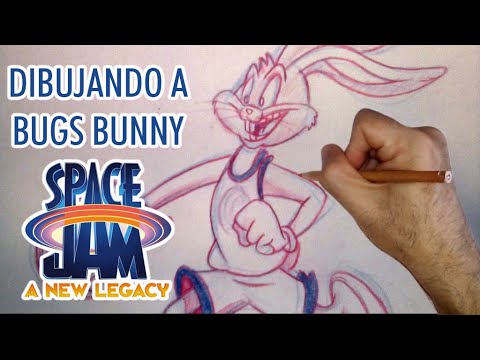 DIBUJANDO A BUGS BUNNY SPACE JAM