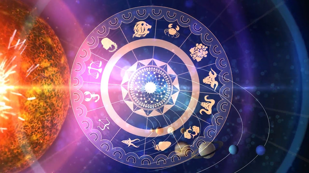 astrology background - YouTube